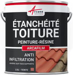 Étanchéité Toiture : Peinture ARCAFILM - Résine Etanchéité Pour Tuile - 2.5 L