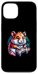 Coque pour iPhone 13 Hamster Joueur À La Manette