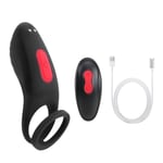 AUCUNE Cockring,IKOKY vibrant anneau de coq 9 vitesses sexe Cockring produits pour adultes télécommande - Type Remote Control