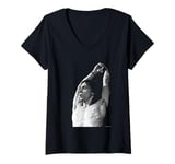 Womens Iggy Pop Vocalist The Stooges live 1980 By Virginia Turbett V-Neck T-Shirt