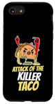 iPhone SE (2020) / 7 / 8 Scary Halloween Taco Illustration | Killer Taco Attack Case