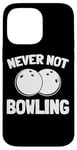 Coque pour iPhone 14 Pro Max Jeu De Bowling Quilles - Joueur Boule Bowling