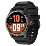 Ticwatch Atlas Smartwatch for Men Android Wear OS Smart Watch Outdoor 90 Hrs Battery 110+ Workout Modes Heat Map Fall Detection Health Fitness Tracker 5ATM GPS Compass Android Compatible Only (Black)