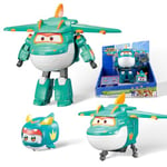 Super wings Transforming Tino & Pet, Personnages Robots Transformateurs, Jouets pour Garçons et Filles 3 4 5 6 7 8 Ans