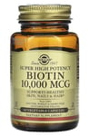 Solgar - Super High Potency Biotin 10000 Mcg (60 Caps.)