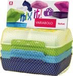 Tefal Variabolo Set of 3 Lunchboxes with Interchangeable Lids and Bases Blue