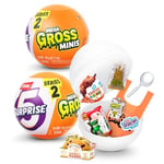 5 Surprise Mega Gross Minis Series 2 by ZURU Boys, Mystery, Collectible, Mini, Parody (2 Capsules)