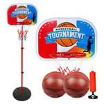 ZAIHW Portable Boards Kids Basketball Hoop Adjustable Height Play Set – Ideal for Toddlers Kids & Adults, Ages 3 Years and Up –Indoor - Outdoor Play, Sturdy Durable & Safe (Size : 2.0M)