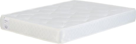 Arabella 4ft6 Sprung Double Mattress in Ivory Fabric Cover 2 Man Delivery