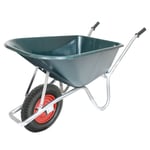 Brouette de Jardin Brouette Bâtiment 100 L 250 KG Pushcart Pp-Mulde Trutzholm