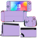 Kit De Autocollants Skin Decal Pour Switch Oled Console De Jeu Full Body Ns Oled, T1tn-Nsoled-2002