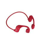 TWS écouteurs Bluetooth écouteurs de Course sans Fil écouteurs à Conduction Osseuse étanche avec Micro Casques de Sport Mains Libres,Red