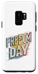 Coque pour Galaxy S9 T-shirt graphique Patriotic Freedom USA