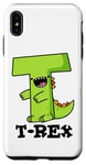 Coque pour iPhone XS Max Jeu de mots alphabet amusant T-Rex