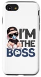 Coque pour iPhone SE (2020) / 7 / 8 Baby Boss « I'm The Boss » Retro Like A Boss Kids