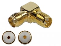 Delock Adapter SMA jack to RP-SMA jack 90Â° 10 GHz