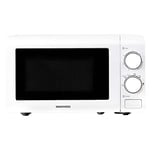 Daewoo Manual Microwave, 20 Litres, 800W, 6 Power Settings Including Defrost, 30 Minute Timer, Cooking End Signal, Viewing Door With Push Open Button, White