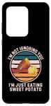 Coque pour Galaxy S20 Ultra Retro I'm Not Ignoring You I'm Just Eating Sweet Patate