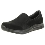 Skechers Cozard Baskets à Enfiler pour Femme, Noir, 37 EU