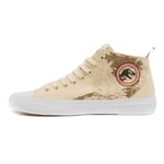 Akedo x Jurassic World Cream Signature High Top - UK 5 / EU 38 / US Men's 5.5 / US Women's 7