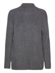 Tamaris Apparel Barmen Rib Knit Sweater Grå