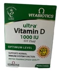 Vitabiotics Ultra Vitamin D 1000IU -96 Tablets BB:11/27