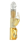 Vibromasseur Orgasmic Rabbit 24cm Gold Or 3 Effets Simultanés - Plaisir Féminin