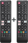 (Lot de 2) Telecommande-Universelle pour Samsung-Smart-TV, Compatible avec Tous Les Télécommande TV Samsung, y Compris Les Séries 2021, 2020, 2019, 2018 et 2017