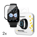 [2-Pack] Wozinsky Redmi Watch 5 Lite Härdat glas Skärmskydd Full Glue