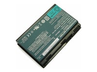 Coreparts - Batteri För Bärbar Dator (Likvärdigt Med: Acer Lc.Btp00.005, Acer Grape32) - 6-Cells - 4000 Mah - Svart - För Acer Extensa 5220, 5620, 7220, 7620  Travelmate 53Xx, 5520, 57Xx, 7220, 7320, 7520, 7720