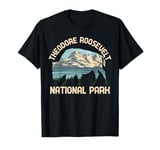 Theodore Roosevelt National Park Bison Wildlife Camping T-Shirt