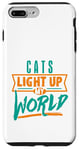 iPhone 7 Plus/8 Plus Cats Light Up My World Pet Lovers Kittens Vets Case