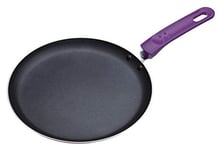 Colourworks CWCPPUR KitchenCraft Non-Stick Pancake Pan, Aluminium, Purple, 24 cm