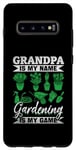 Coque pour Galaxy S10+ Grand-père est mon nom Le jardinage est mon jeu Grandpa Gardening