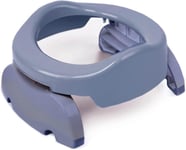 Potette plus 2 in 1 portable potty Trainer seat Misty Grey with Liners Carry bag