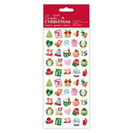 Create Christmas Foil Stickers, Advent Numbers, Multicoloured, Single Sheet, Christmas Stickers for Kids & Adults, Ideal Labels for Card Making and Craft, Kids Sticker Book and Scrapbook Stickers