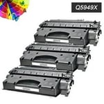 3 Cartouches compatibles avec la marque HP Toner pour HP LaserJet 1320 P2015 P2015d