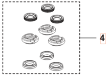 Seal Kit Sealing Kit Pw125