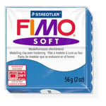 Staedtler Fimo Soft Pacific Blue (37) Oven Bake Modelling Clay Mould Block 56g