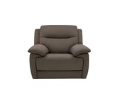 Fauteuil relax électrique CURTISS III tissu marron