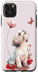 Coque pour iPhone 11 Pro Max Shih Tzu Papillon Chiens Mignons Shih Tzu