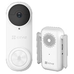 EZVIZ DB2 PRO 2K+ Wire-Free 5MP Smart Video Doorbell with Chime