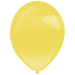 amscan 9905469 Lot de 25 Ballons en Latex Doré, Or, Unica