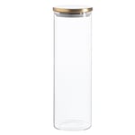 Argon Tableware Glass Storage Jar with Metal Lid - 2 Litre