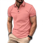 Polo Homme De Sport Uni Golf Tennis Manche Courte Casual Sport Fit Grande Vêtements Masculin Wx1