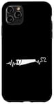 Coque pour iPhone 11 Pro Max Woodworker Heartbeat Homme Femme Fière Charpentier Drôle