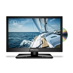EMtronics 19" Inch HD Ready LED 12v TV with Freeview HD and Built in DVD Player