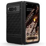 Caseology Parallax Coque Compatible avec Coque Google Pixel Fold (2023) - Noir Mat