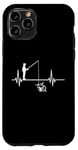 iPhone 11 Pro Funny fishing heartbeat fisherman angler Petri Heil Case