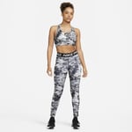 Women's Nike Swoosh AOP Bra & Nike Pro 7/8 Legging Outfit Sz S Black White New 